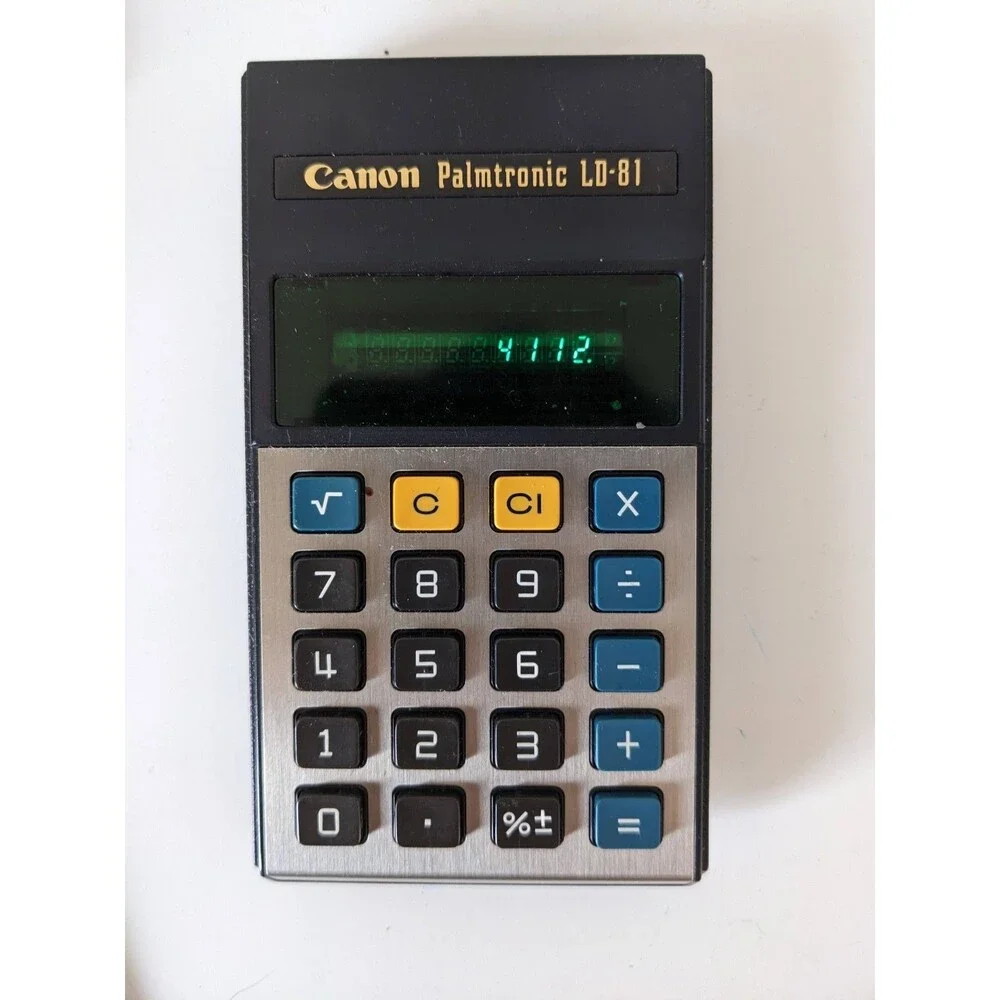 Vintage Canon Palmtronic LD-81 Calculator 482296 - Tested Working!